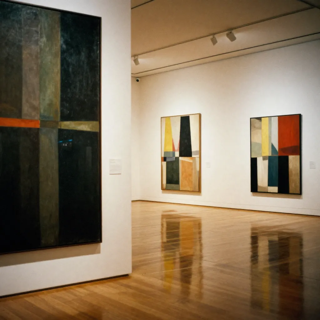 Minimalist gallery design